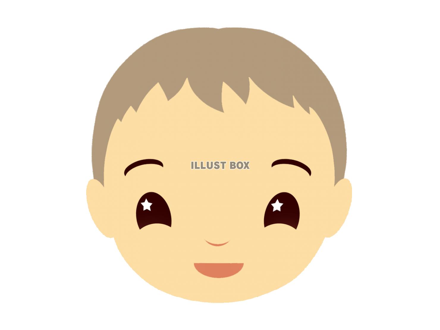 人物笑顔壁紙画像シンプル背景素材イラスト透過png