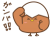 えいえいおーするひよこ（地鶏）とセリフ