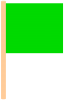 小旗（フラッグ）緑色２