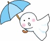 梅雨の時期に使えるてるてる坊主のイラスト