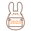 2023・カード・ウサギ