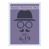 2022年 父の日 ギフト用　紳士のイラスト付き　切手風ラベル2