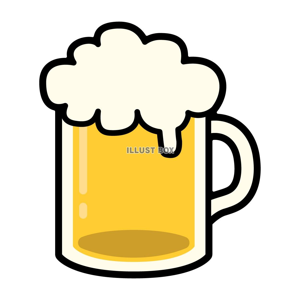 無料イラスト ビール