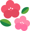 梅の花・ピンク・シンプル
