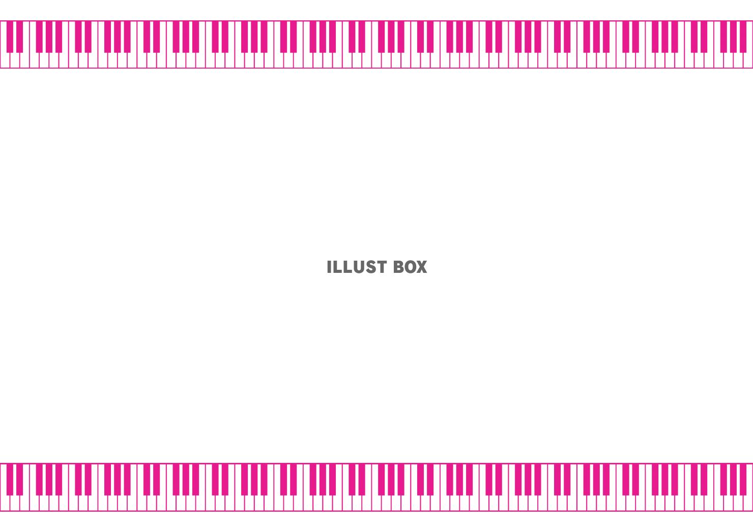 10_枠_ピアノ鍵盤・上下・ピンク