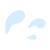 シンプルな汗（水色）