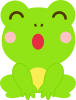 笑顔の蛙