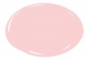 ラフな手描きフレーム06/楕円・ピンク