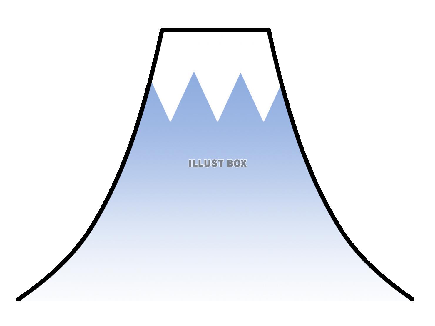 富士山 イラスト無料