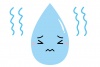 雨粒しずくの表情キャラクター03/悲しい
