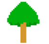 ドット絵の木