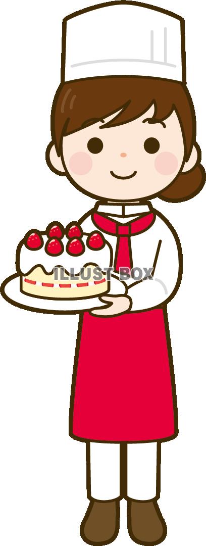 パティシエ（女性）　全身