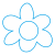 4_花・水色線