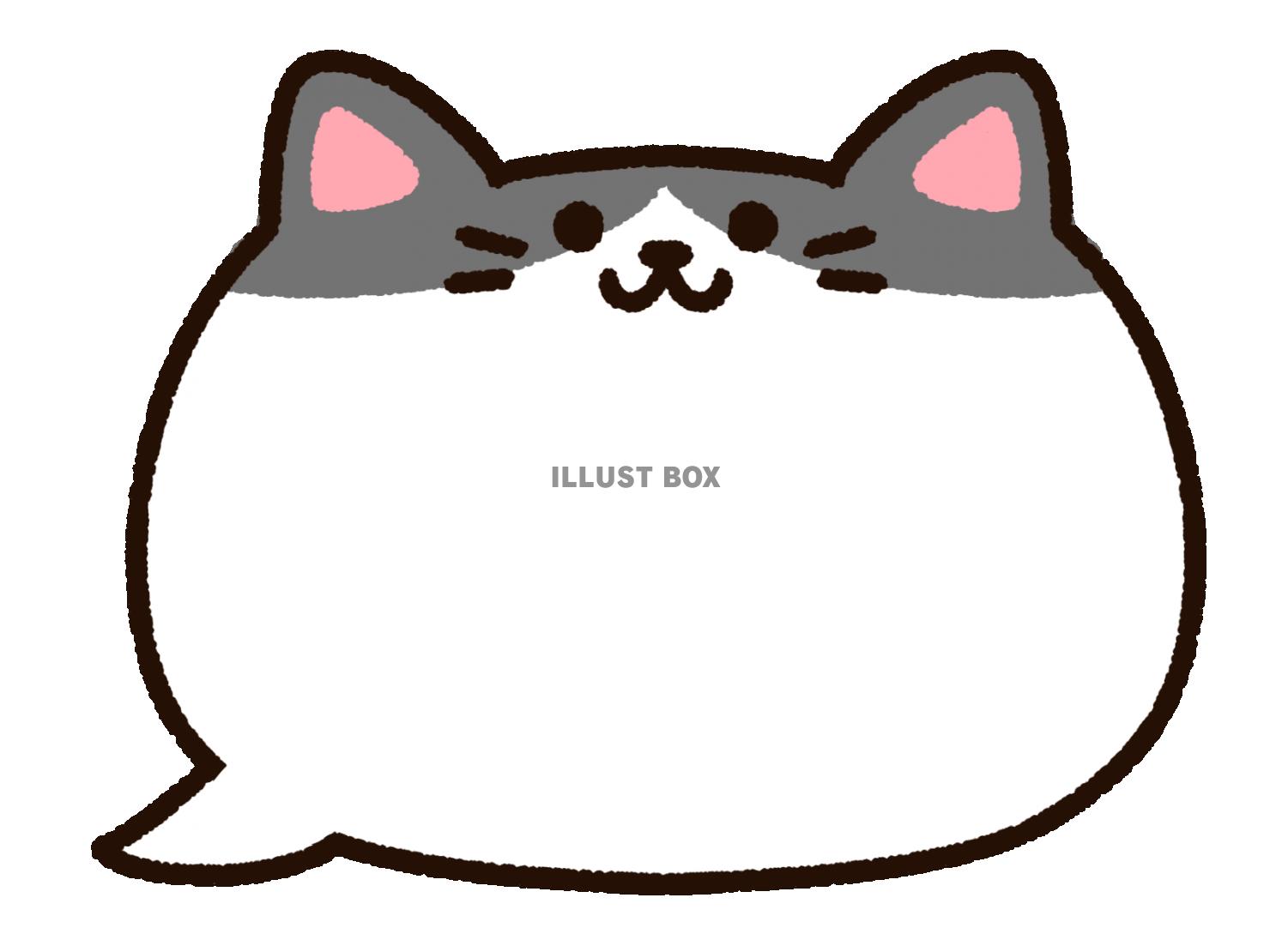 値下げ】 かわいい猫の絵 猫の絵 白黒 ハチワレ