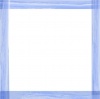 水彩風の正方形のフレーム素材（青）