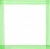 水彩風の正方形のフレーム素材（緑）