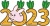 2023年の年賀状に使えるかわいいうさぎのイラスト