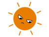 太陽（表情あり）