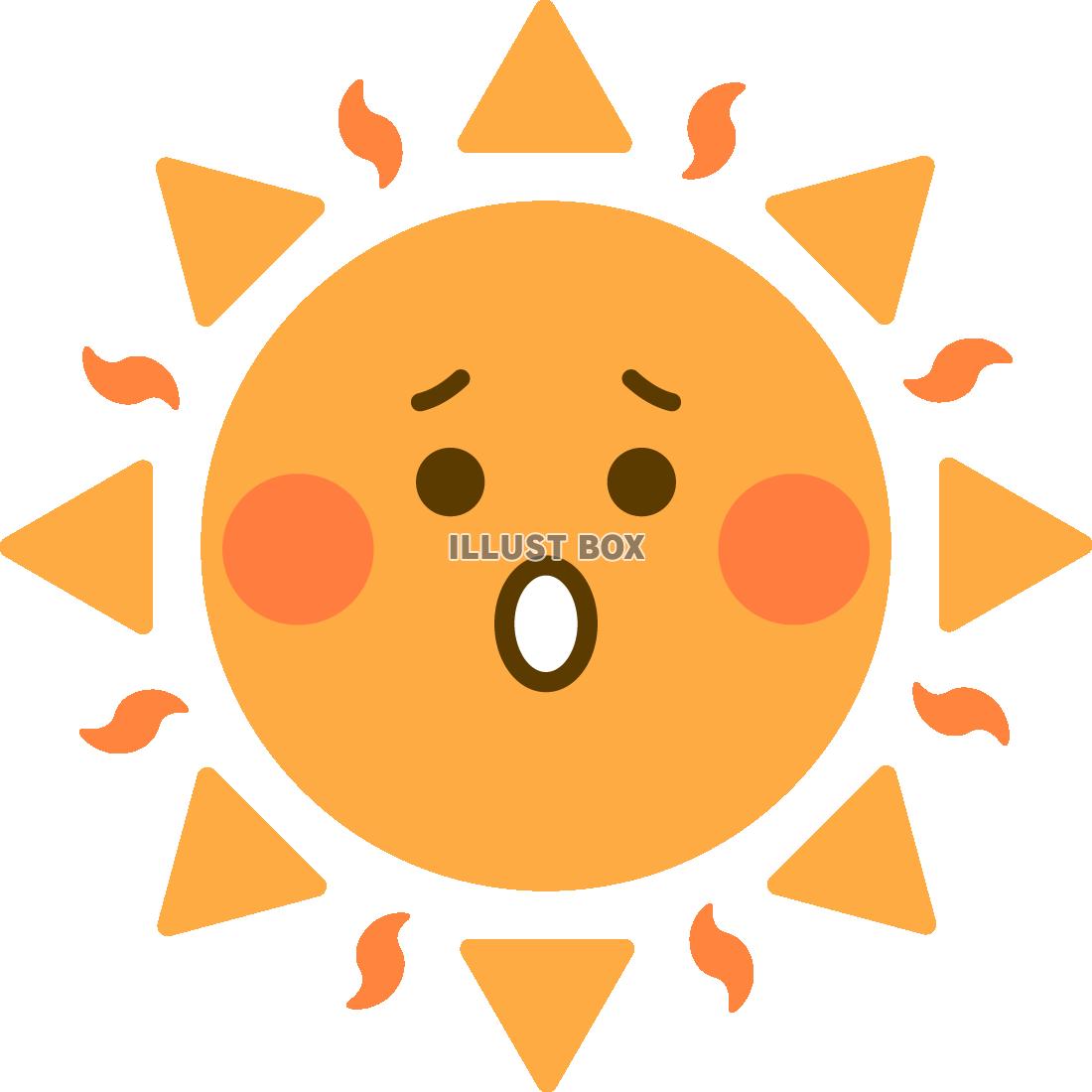 太陽　暑い　困る
