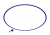 透過PNG・吹き出し　ぽわわん　まる　青枠　左