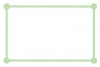 丸付きクレヨンフレームカード04/黄緑