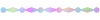 虹色のライン素材シンプル飾り罫線背景画像イラスト