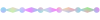 虹色のライン素材シンプル飾り罫線背景画像イラスト透過png