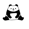 パンダシリーズ　座るパンダ