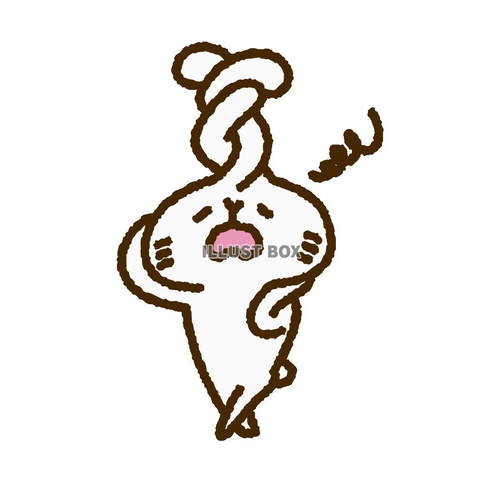 ウサギキャラシリーズ　悩ましいうさぎ