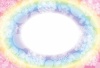 透け感虹紫陽花（ZIPにEPS・画像は高解像度JPEG）
