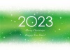 2023年　新年とクリスマスのカードテンプレート