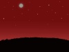 赤い夜空の背景