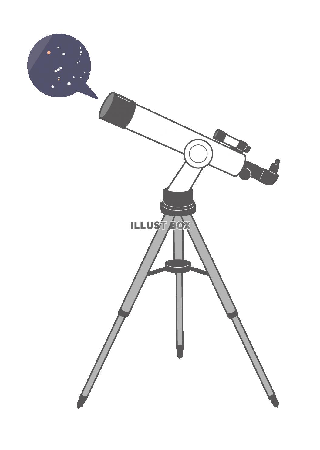 天体望遠鏡線あり背景無し(zipファイル: pdf,jpg,...