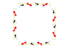 4_枠_金魚・水草・水泡・正方形