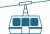 旅行や行楽地で活用できるロープウェイのイラスト