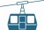旅行や行楽地で活用できるロープウェイのイラスト