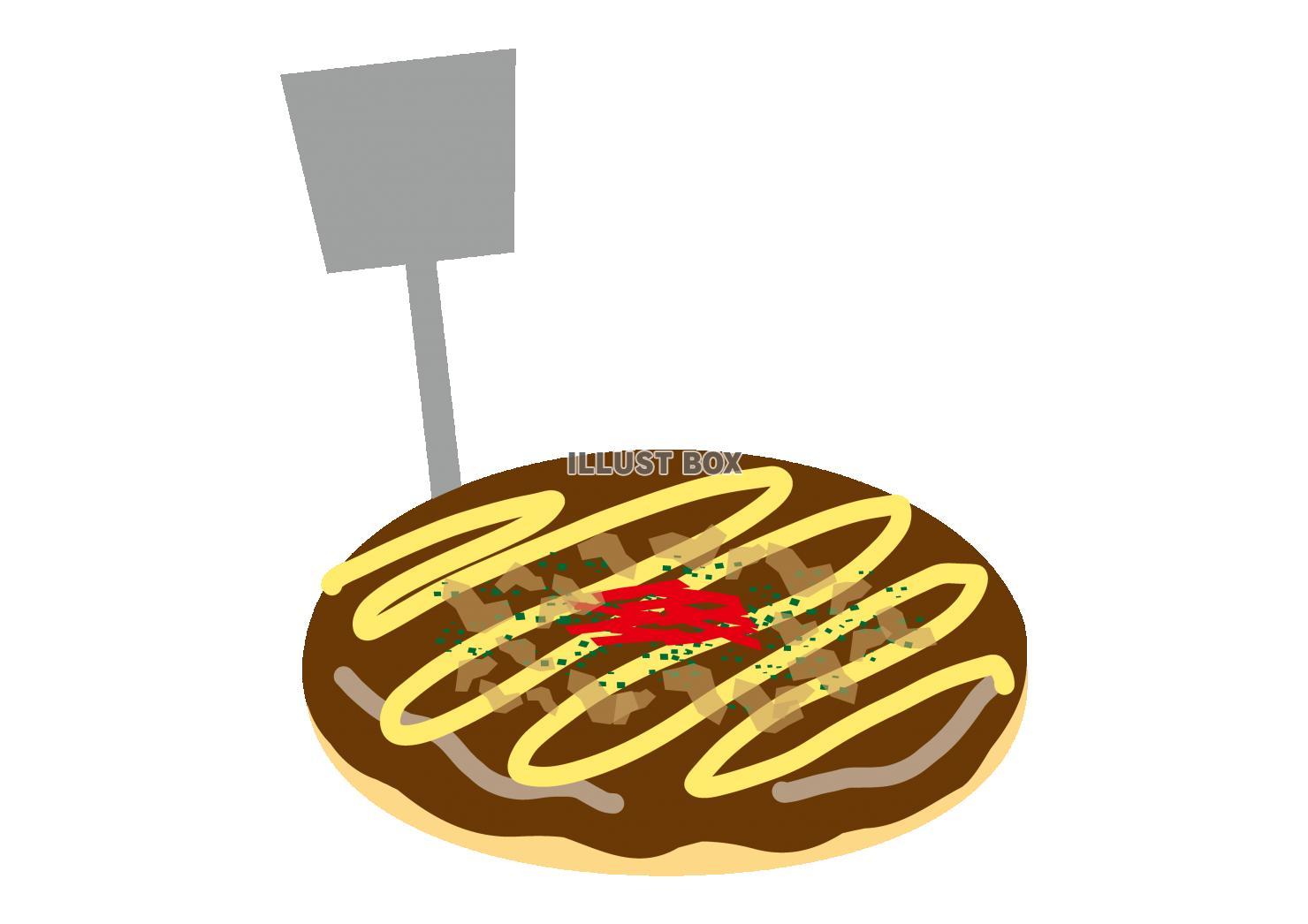 5_イラスト_おうち夏祭り・お好み焼き