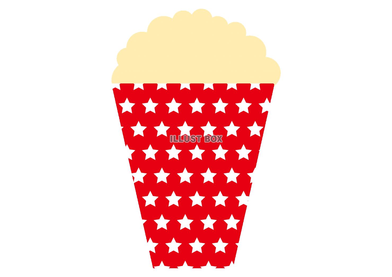 15_イラスト_おうち夏祭り・ポップコーン