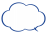 透過PNG・吹き出し　1本　もこもこ　6　16枠　右 