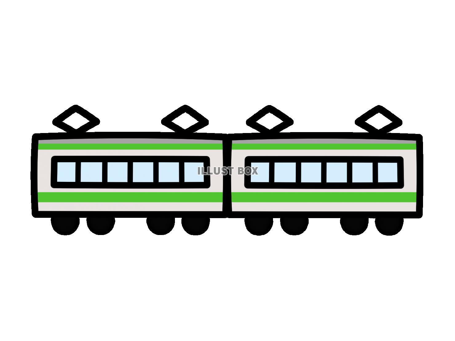 無料イラスト 電車