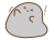 『またね！』って挨拶する灰色のおばけ