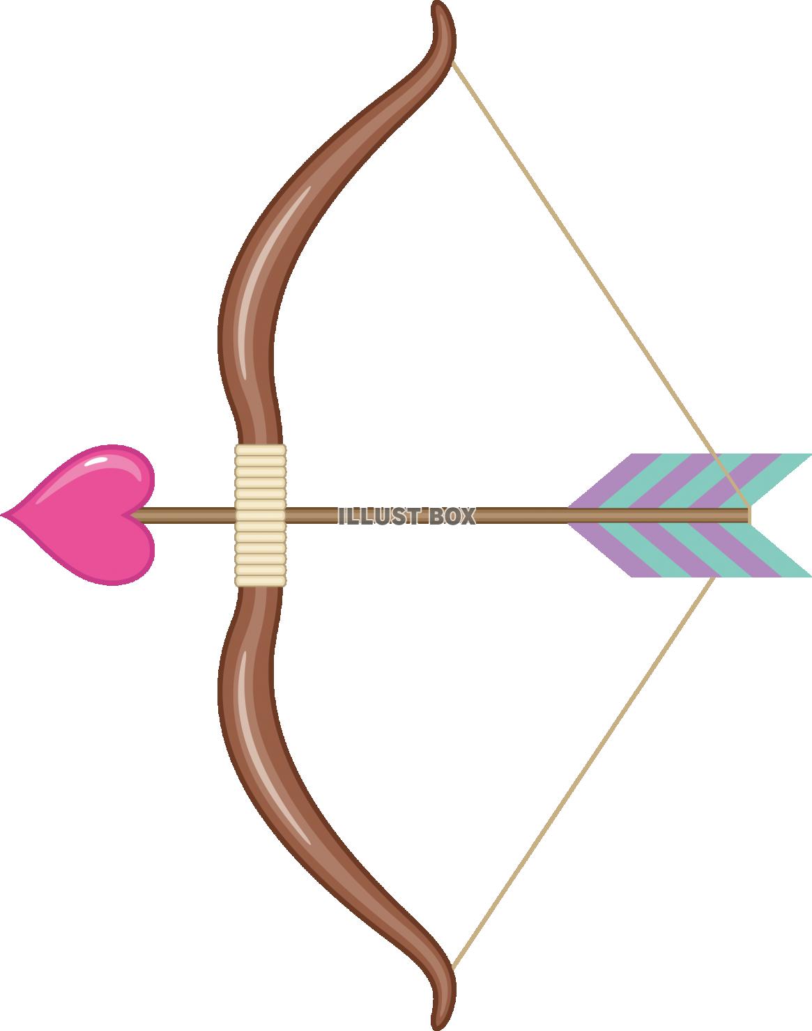 キューピッドの矢　ハートの弓矢