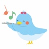 童謡「山の音楽家」　小鳥のフルート吹き