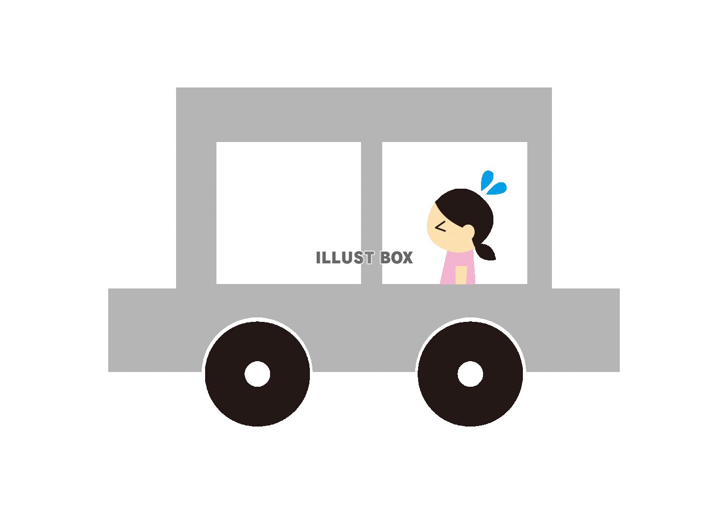 1_人物_子ども・車・閉じ込め・女の子