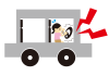 12_人物_子ども・車・閉じ込め・クラクション・叩いて・車内・女の子