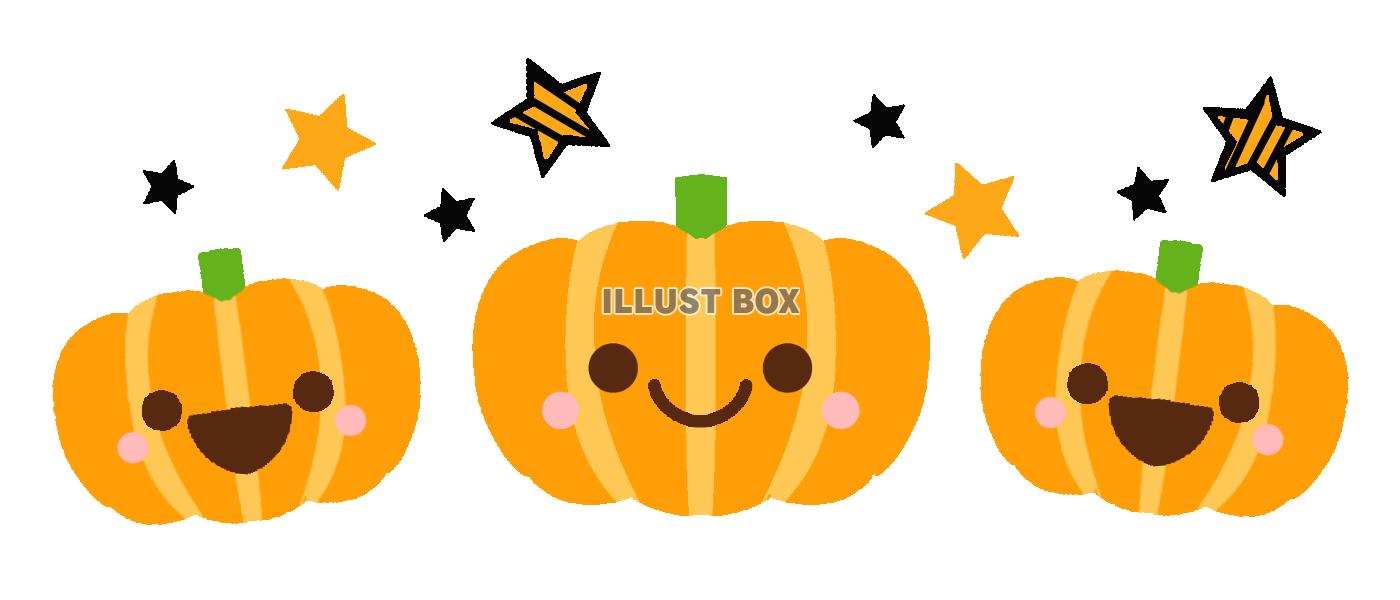 無料イラスト かわいいハロウィンかぼちゃ 透過png