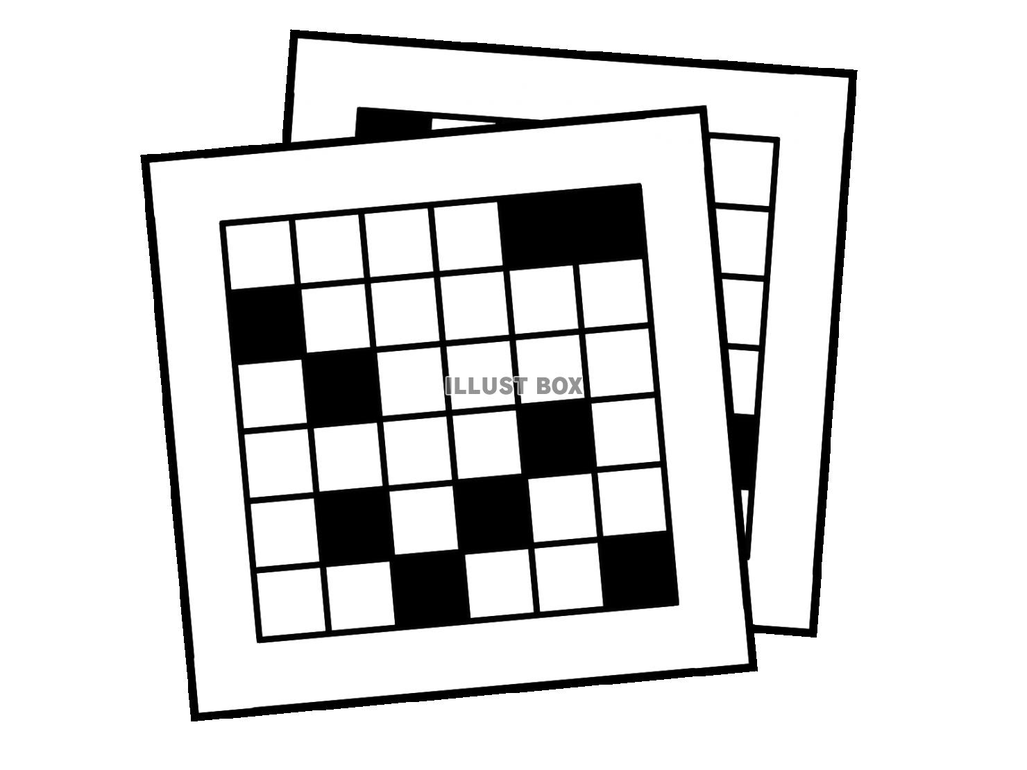 クロスワードパズル2枚