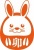 かわいいうさぎのダルマイラスト