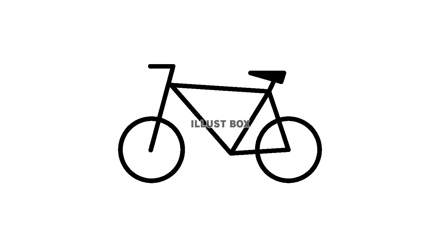 自転車 イラスト無料