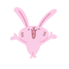 ウサギキャラシリーズ　バンザーイ！ 